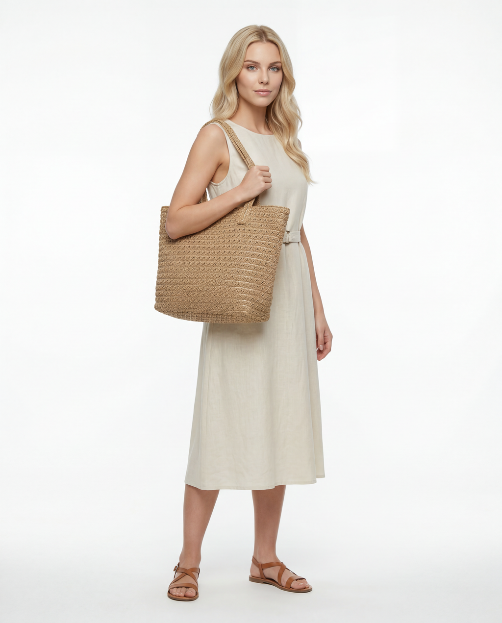 LELA – velika pletena torba za svaki dan i shopping