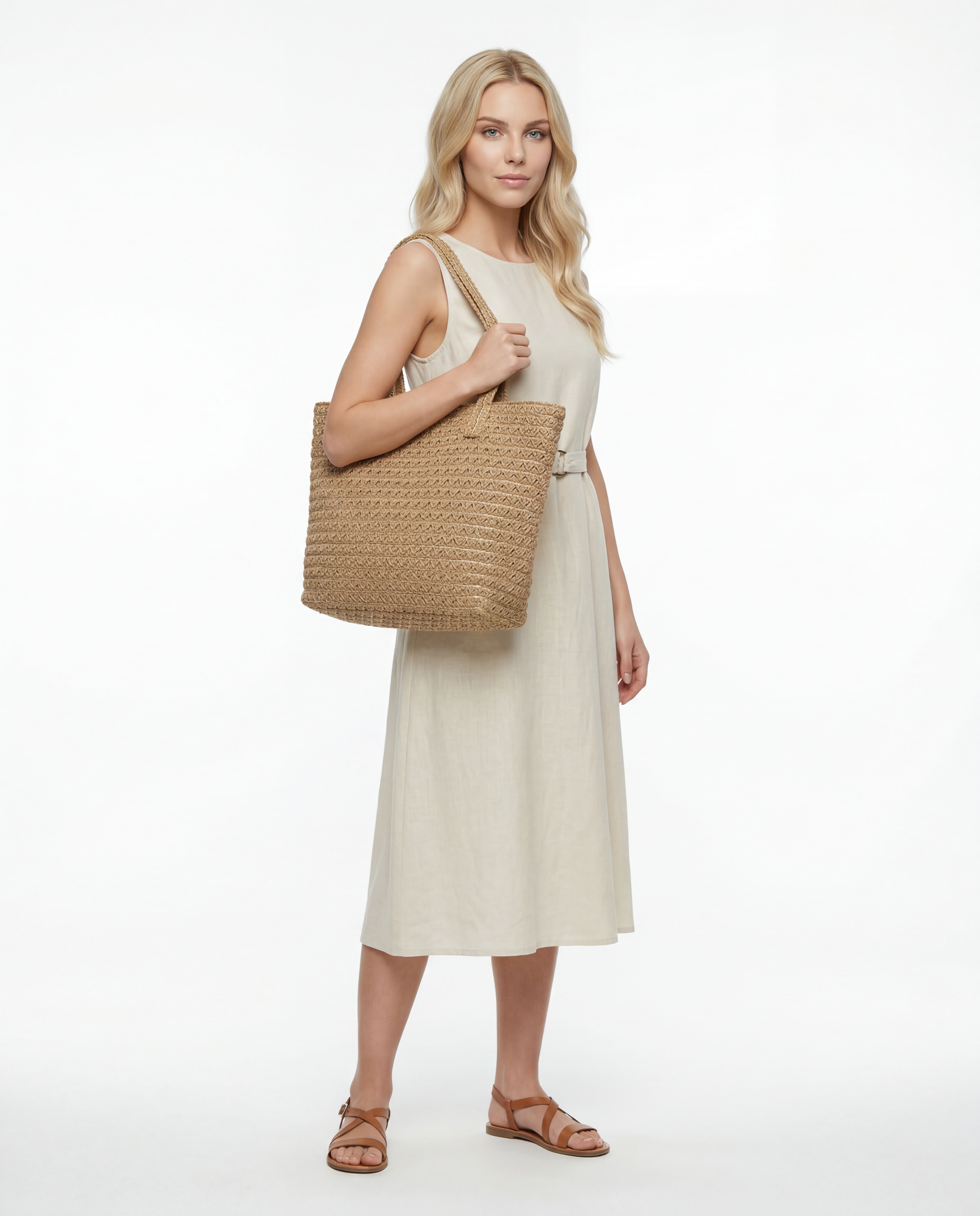 LELA – velika pletena torba za svaki dan i shopping