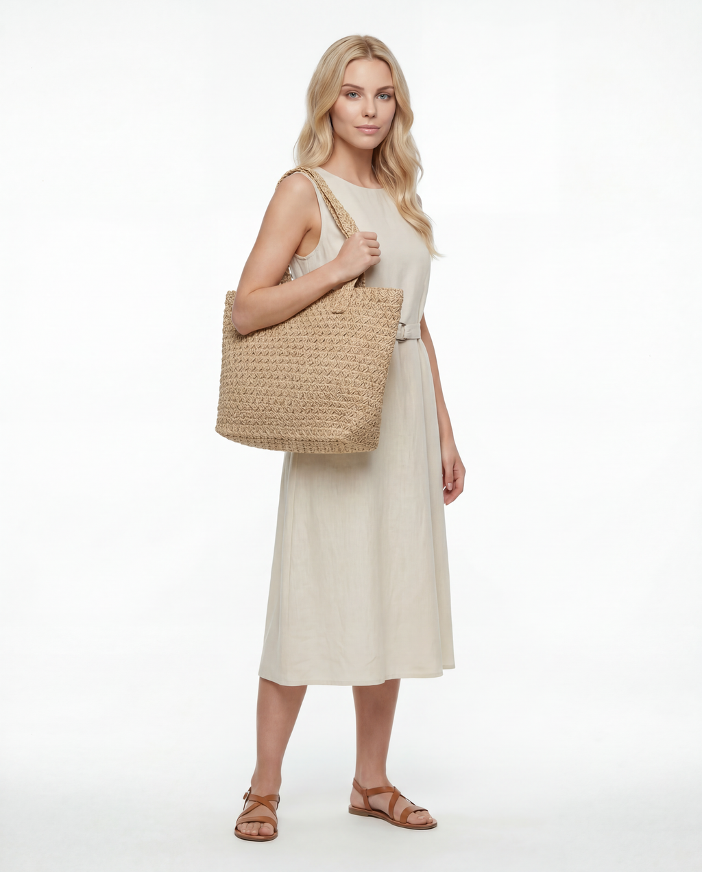 LELA – velika pletena torba za svaki dan i shopping