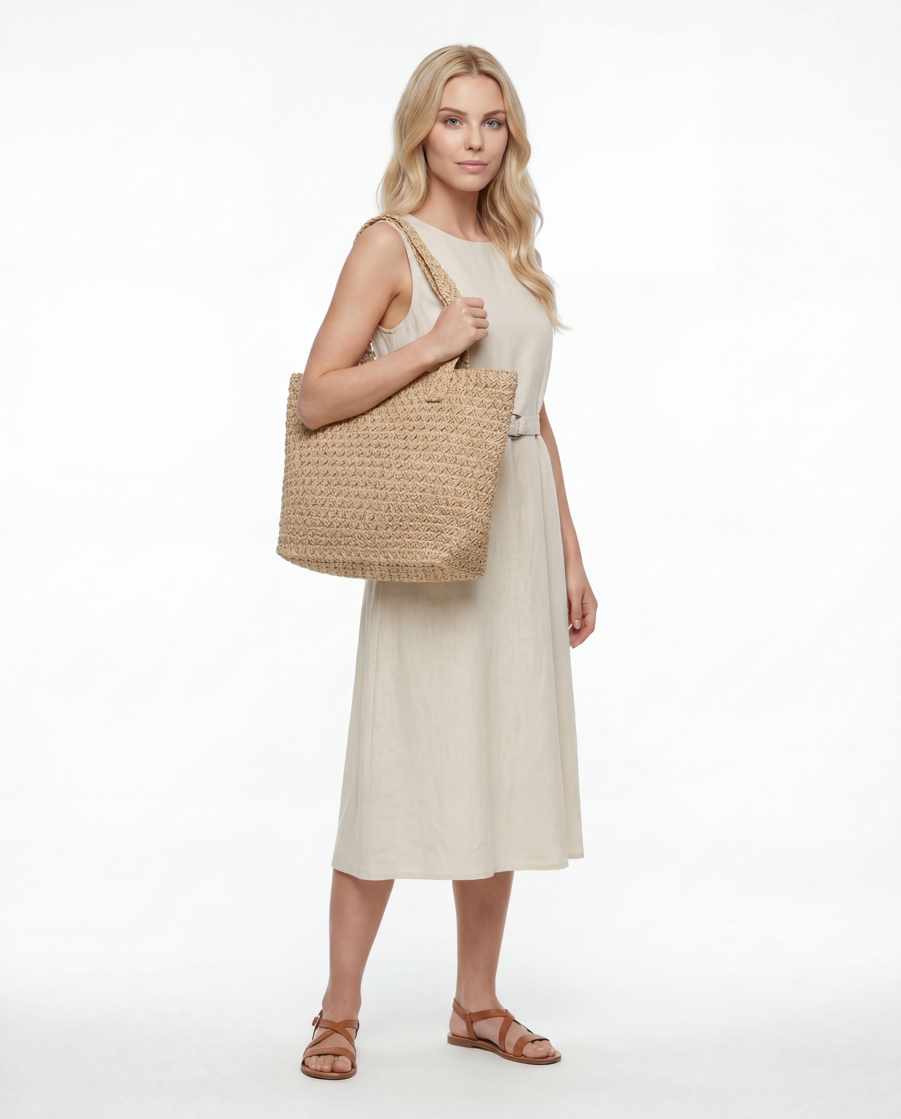 LELA – velika pletena torba za svaki dan i shopping